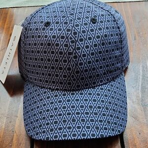 NWT Athleta Navy Geometric Pattern Baseball Cap